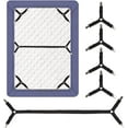 thumbnail image 1 of Bed Sheet Straps,5Pcs Fitted Sheet Clips Holder,Triangular Sheet Clip for Corner, Elastic Adjustable Sheet Strap for Mattress Cover, Sheet, Sofa Cushion, 1 of 6