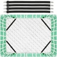 thumbnail image 1 of Bed Sheet Straps, Clips Keep Bedsheet in Place, Black, 8 Pcs, 1 of 6