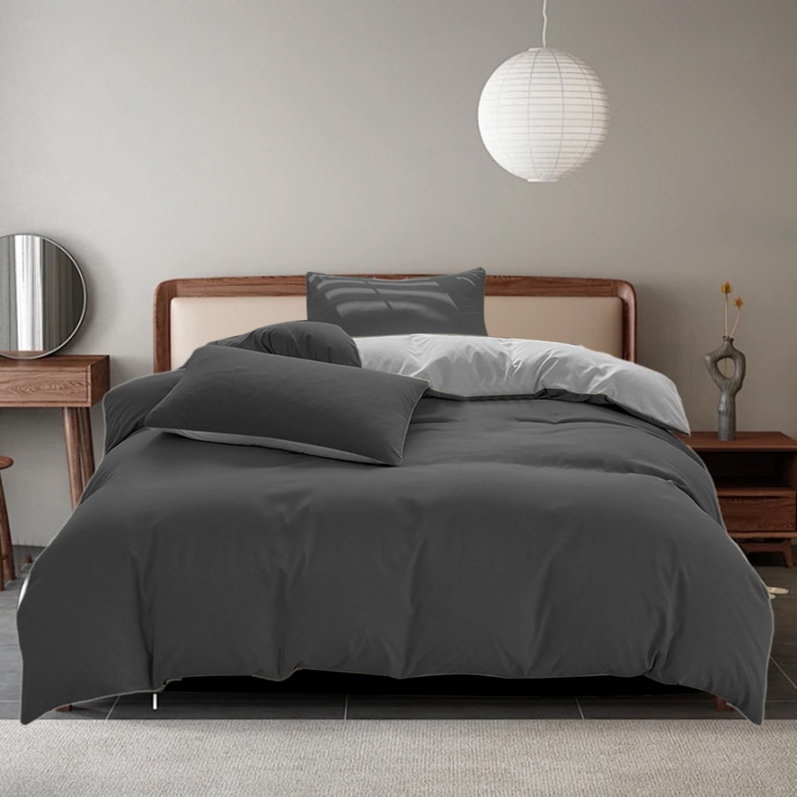 Bed Sheet Vmvidoty AllSeason Bedding Set 4Piece Washable Solid