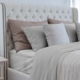 thumbnail image 1 of Bed Sheets Luxuriously Soft 100% Viscose Derived from Bamboo 4-Piece sheet Set , Oeko-TEX Certified,California King - Lt Gray,Cotton Sheets, 1 of 5