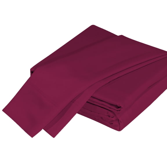 Bed Sheets Luxuriously Soft 100% Viscose Derived from Bamboo 4-Piece sheet Set , Oeko-TEX Certified, California King - Merlot,Cotton Sheets
