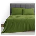 thumbnail image 1 of Bed Sheets, Premier 1800 Series 4 Piece Bed Sheet Set, Deep Pocket, Wrinkle, Fade, Stain Resistant, Luxury Soft Bedding Sheets & Pillowcases, California King, Calla Green, 1 of 9