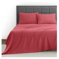 thumbnail image 1 of Bed Sheets, Premier 1800 Series 4 Piece Bed Sheet Set, Deep Pocket, Wrinkle, Fade, Stain Resistant, Luxury Soft Bedding Sheets & Pillowcases, King, Coral Pink, 1 of 9