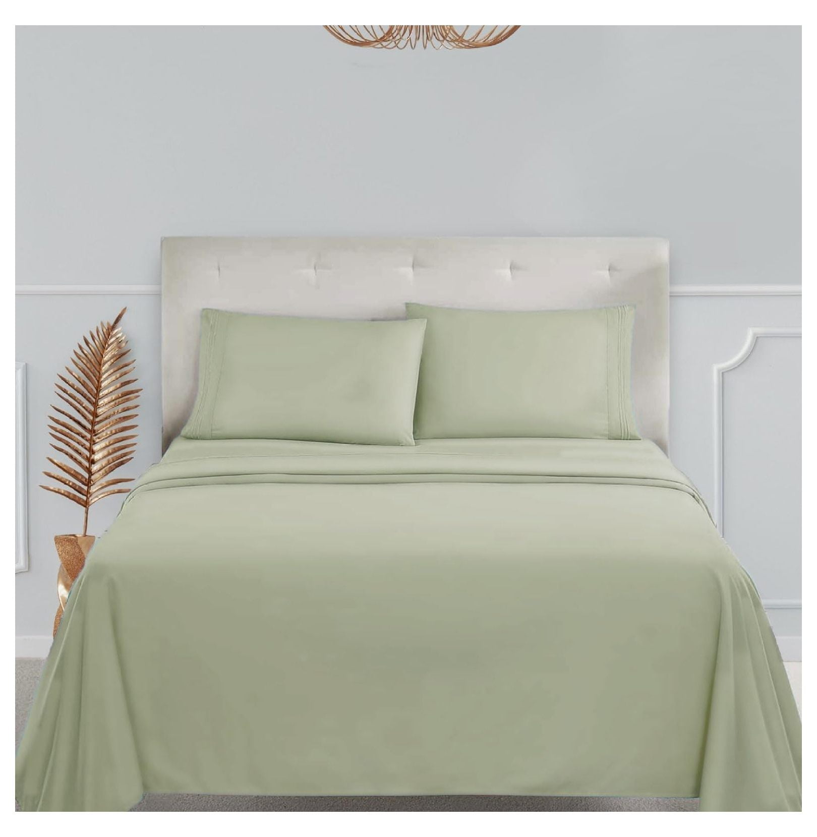 Bed Sheets, Premier 1800 Series 4 Piece Bed Sheet Set, Deep Pocket