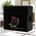 thumbnail image 1 of Bed Sheets Set Wrinkle-Free 1500 Series 3-Piece Bed Sheet Set - FLOWERS Collection - Deep Pocket, Twin/Twin XL, Black Beauty, 1 of 2