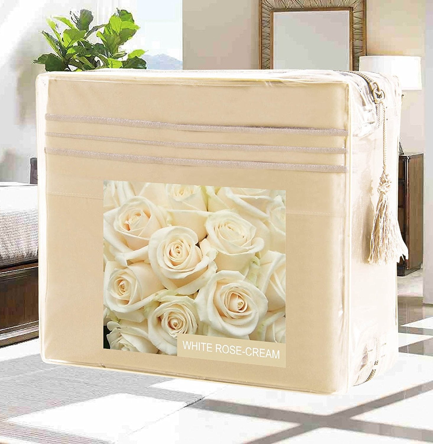 Bed Sheets Set WrinkleFree 1500 Series 3Piece Bed Sheet Set FLOWERS