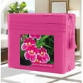 thumbnail image 1 of Bed Sheets Set Wrinkle-Free 1500 Series 4-Piece Bed Sheet Set - FLOWERS Collection - Deep Pocket, King, Moth Orchid-Pink, 1 of 2