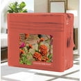thumbnail image 1 of Bed Sheets Set Wrinkle-Free 1500 Series 4-Piece Bed Sheet Set - FLOWERS Collection - Deep Pocket, Queen, CockScomb-Rust, 1 of 2