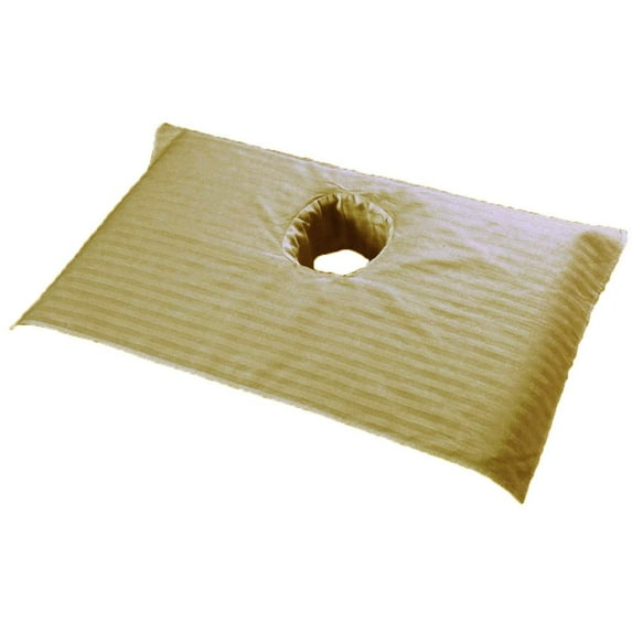 Bed Sheets for SPA Treatments in Quality Cotton with Hole - Yellow, as described