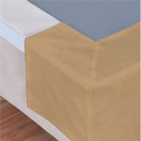 Bed Skirt 14 in. Ruffled Bed Skirt Mocha - Full