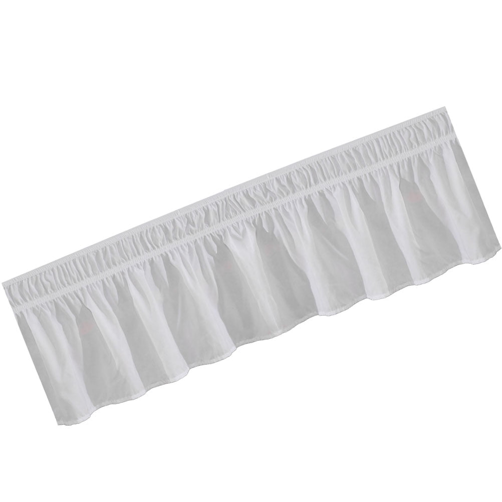 Bed Skirt Full Bed Cover Solid Color Bed Skirt Wrinkle-free Bed Skirt 190*99cm White