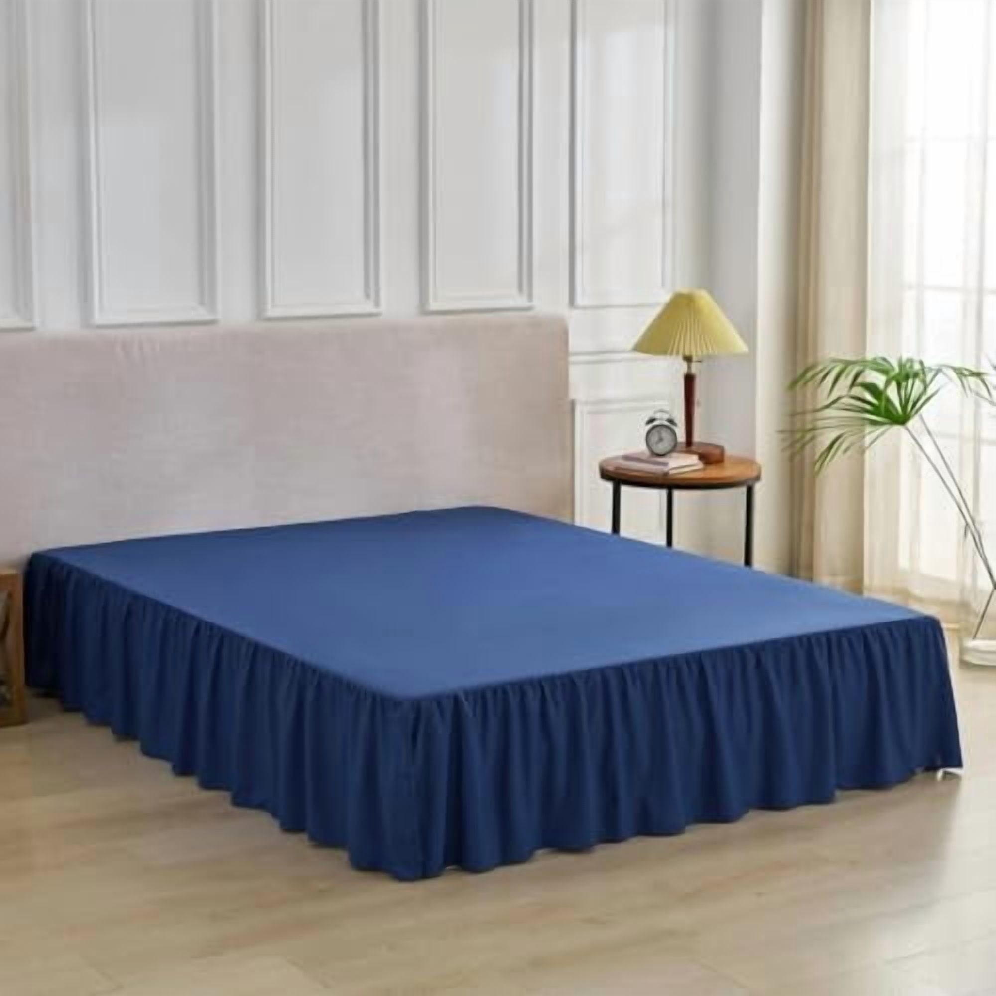 Blue Bed Skirts Queen
