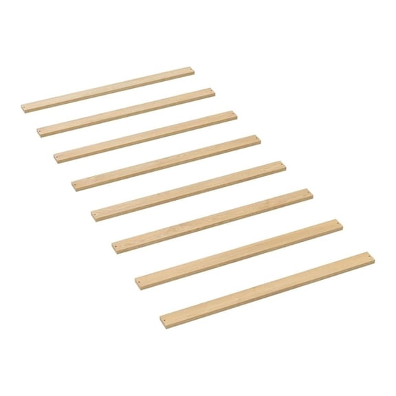 Bed Slats for Twin, Full, Queen & King Sizes - Bed Slat Under Mattress Support - Bunkie Board - Box Spring & Mattress Platform Foundation Replacement - Set of 8 Slats (Twin - 39")