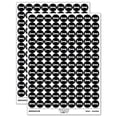 thumbnail image 1 of Bed Sleeping 200+ Round Stickers - Black - Gloss Finish - 0.50" Size, 1 of 3