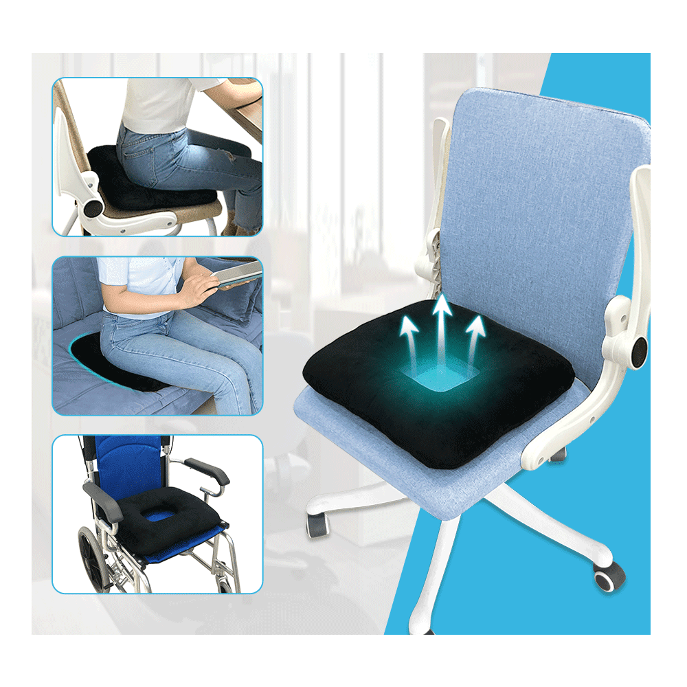 Bed Sore Cushion for Butt Positioning，Pressure Relief Pillow for Pressure Ulcers, Donut Wedge Cushion for Sleeping, Post-Surgery  Back Support, Medical Seat Cushion for Body & Leg Support（L）
