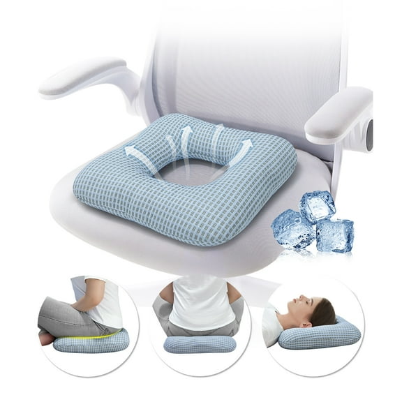 Bed Sore Cushion for Butt, Pressure Ulcer Relief Pillow, Medical Positioning Cushion for Back, Coccyx, Leg Support, Wedge Pillow for Sleeping and Sitting, Post-Surgery Pressure Relief Seat Cushion