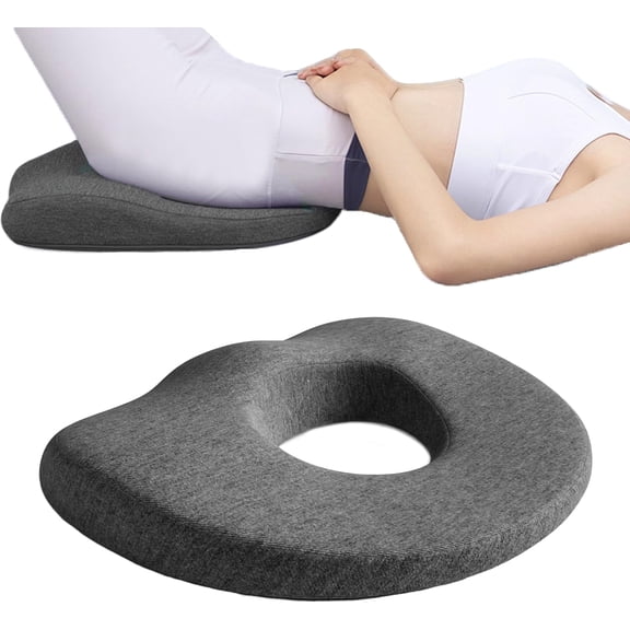 Bed Sore Cushions for Butt, Donut Pillow for Tailbone Pain | O Shaped Opening Butt Pillows For Sleeping and Sitting, Bedsore Pressure Relief, For Nursing Use, Breathable Soft Cover
