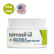 Terrasil Bed Sores Cream for Natural Treatment of Bed Sores & Pressure Sores - 1.5oz Jar