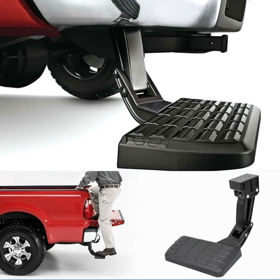 Bed Step fits for Ford F150 2022 2023 Rear Retractable Bumper Step Accessories