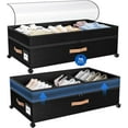 thumbnail image 1 of Under Bed Storage with Wheels, 2Pack 72L XXL Closet Organizers and Storage Bins Large, 10 in Higher Adjustable Storage for Underbed With Handles,Under Bed Drawer for Shoes, Clothes, Blankets，Black, 1 of 12