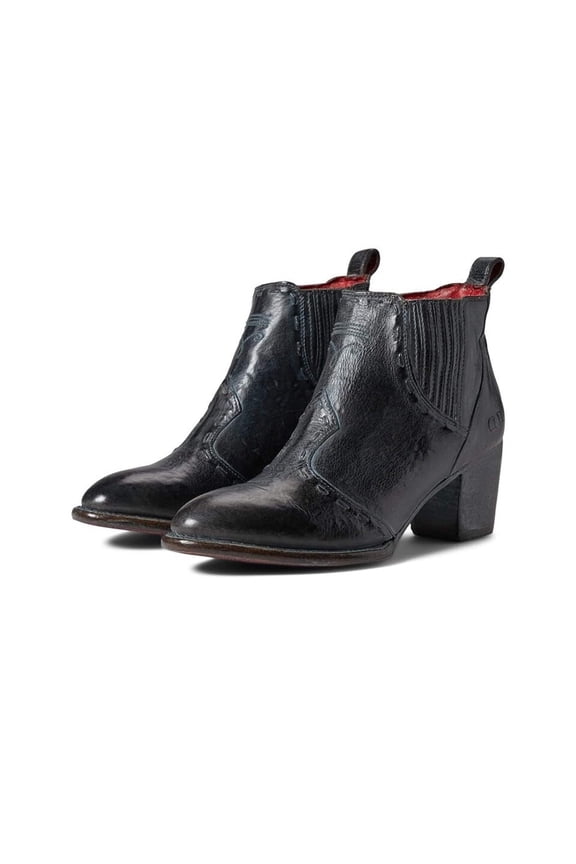 Bed Stu Brie II F393078-002 Boots Women's US 6 Black Leather Block Heel ZOGG178