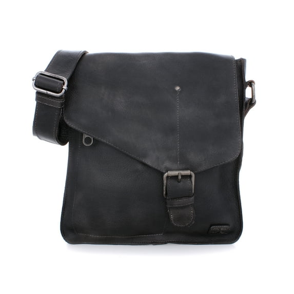 Bed Stu Venice Beach Shoulder Bag (Black Rustic, One Size)