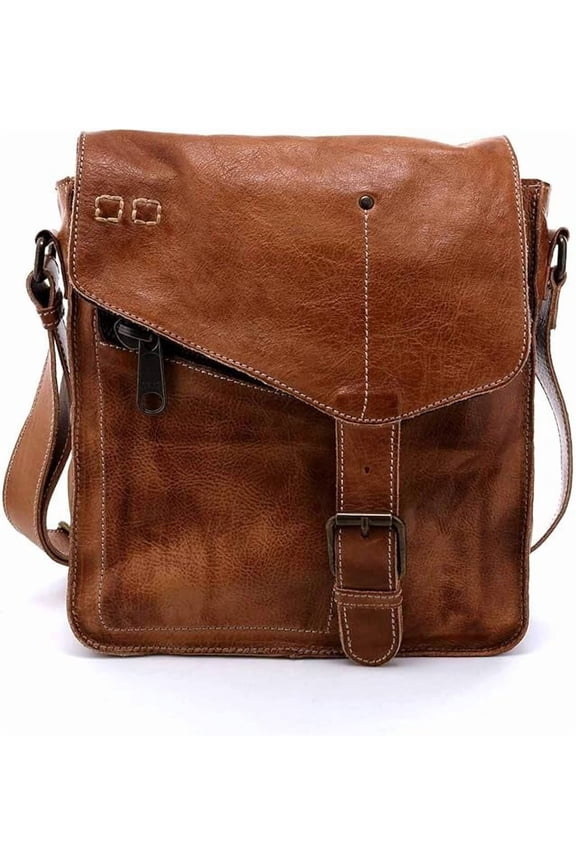 Bed Stu Venice Beach Shoulder Bag (Tan Rustic, One Size)