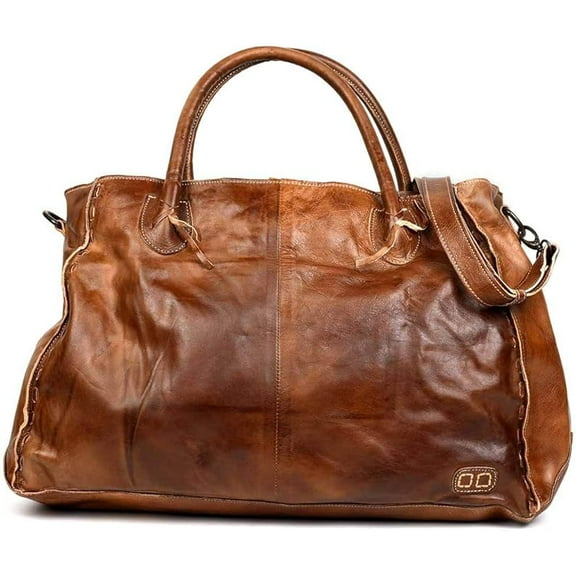 Bed|Stu Women’s Rockaway Leather Bag (Tan Rustic, One Size)