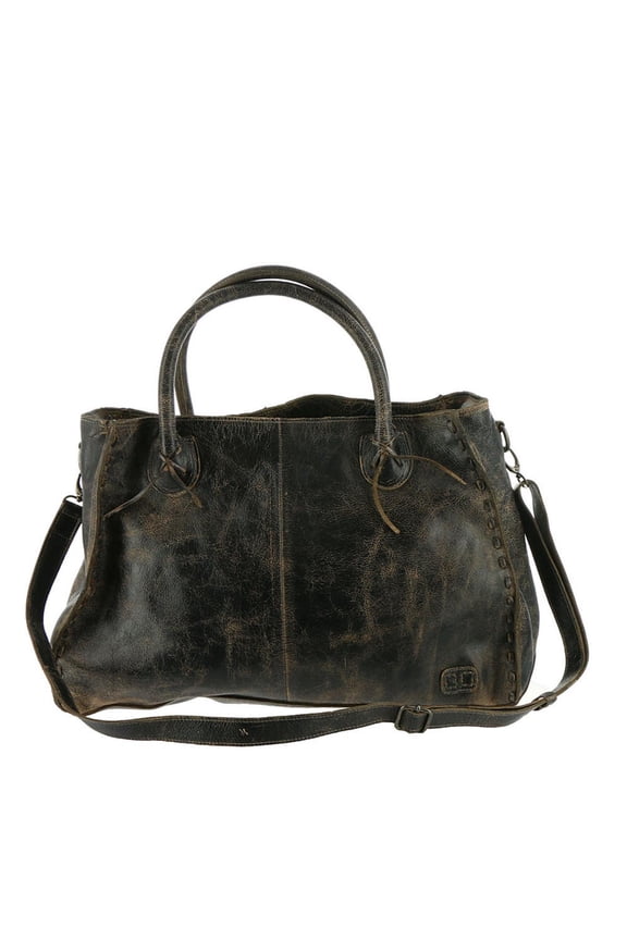 Bed Stu Womens Rockaway Leather Convertible Tote Handbag