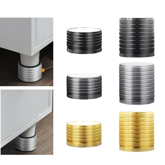 Bed Table Legs Raised Base Height Increaser Adjustable Suitable For Furniture Gold 23Mm Fangkenuo