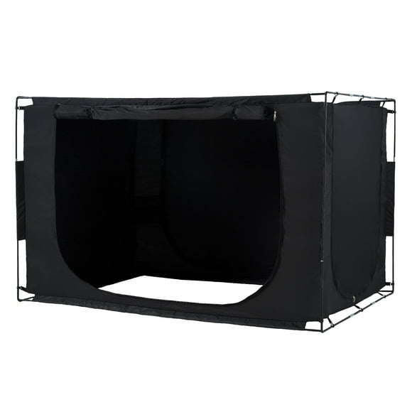 Bed Tent 3 Doors 70% Blackout - Breathable Pop Up Tent for Adults & Kids - 80x60x47in - Fiber Pole Tent for Privacy & Cozy Space