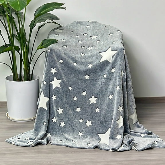 Bed Throws - Blanket Flannel Blanket Small Winter Blanket Embroidered Short Office Lunch Break Conditioning Fleece Nap Blanket Pattern Blanket