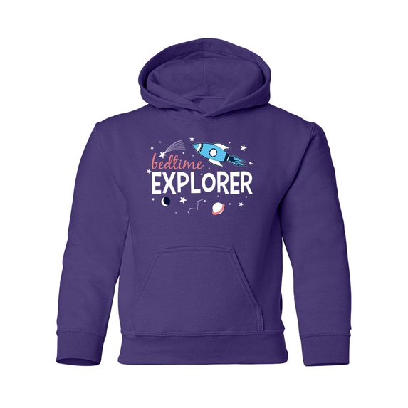 Bed Time Explorer Hoodie Juniors -Image by Shutterstock, Large