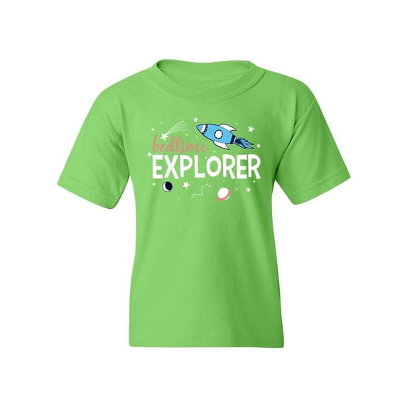 Bed Time Explorer T-Shirt Juniors -Image by Shutterstock, x-Small