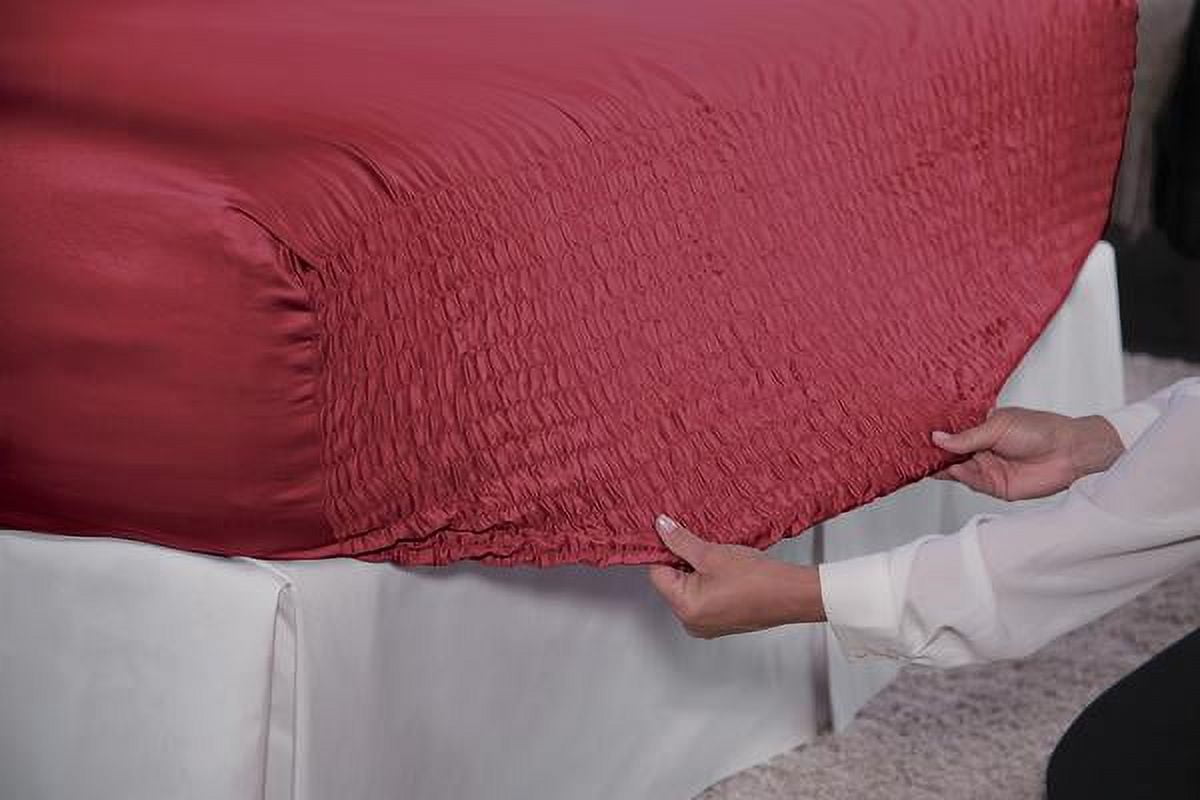 Bed Tite Microfiber Sheet Set Queen Burgundy