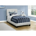 thumbnail image 1 of Monarch Bed, Twin Size, Upholstered, Juvenile, Youth, Light Grey Boucle, Transitional, 1 of 3