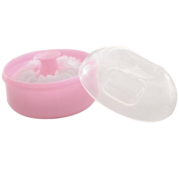 Bed Wand Cosmetic Body Container Box Soft Sponge Puff Case Face Powder Baby Beauty Tools