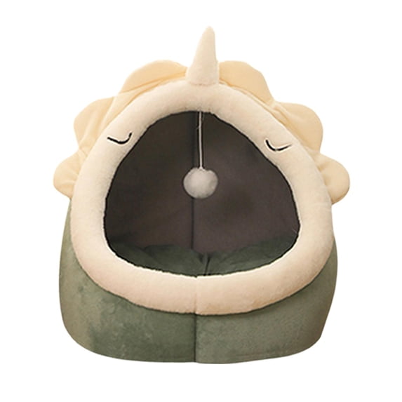 Bed Warm Nest Kennel Plush Cuddle Sleeping Pad Kitten