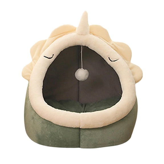 Bed Warm Nest Kennel Plush Cuddle Sleeping Pad Kitten