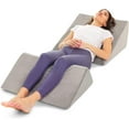 thumbnail image 1 of AllSett Health Bed Wedge Pillow – 2 Separate Memory Foam Incline Cushions, 1 of 7