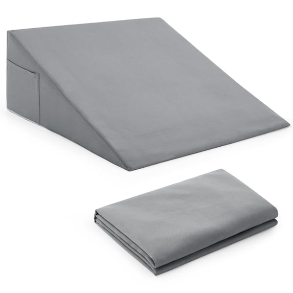 Bed Wedge Pillow Cover with Zipper, Wedge Pillowcase Protector with ...