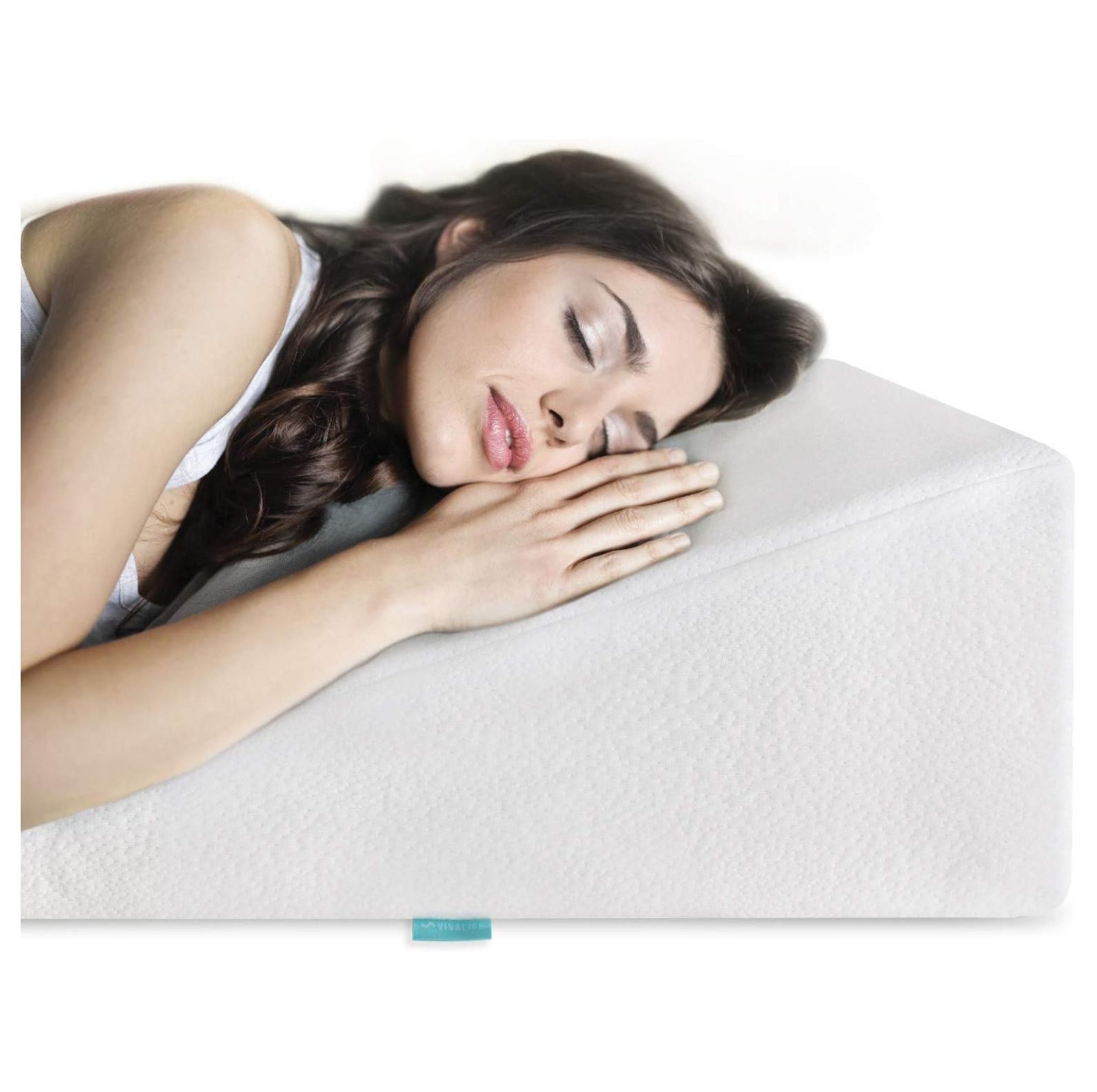 Bed Wedge Pillow Gel Memory Foam Top Cooling Elevated Support Cushion
