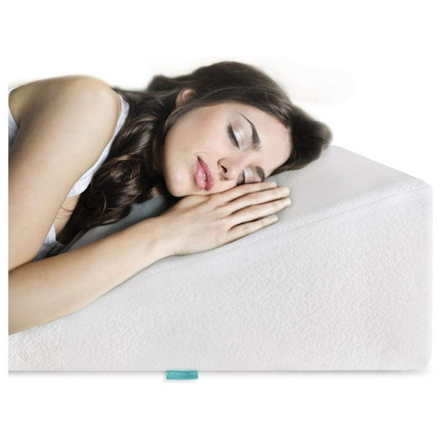 Bed Wedge Pillow Gel Memory Foam Top Cooling Elevated Support Cushion