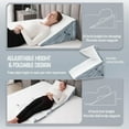 Bed Wedge Pillow for Sleeping, 20in1 Adjustable Bed Wedge Pillow for
