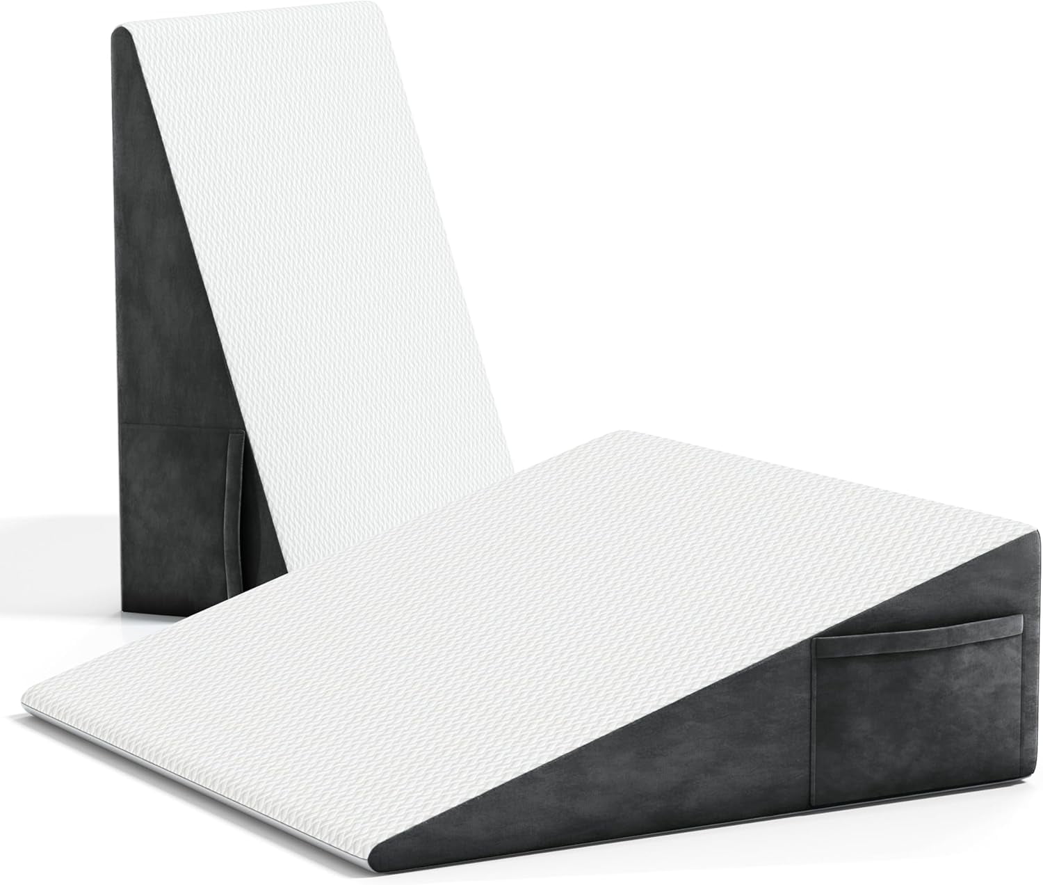 Bed Wedge Pillow for Sleeping, 7.5" Triangle Pillow Wedge for Post