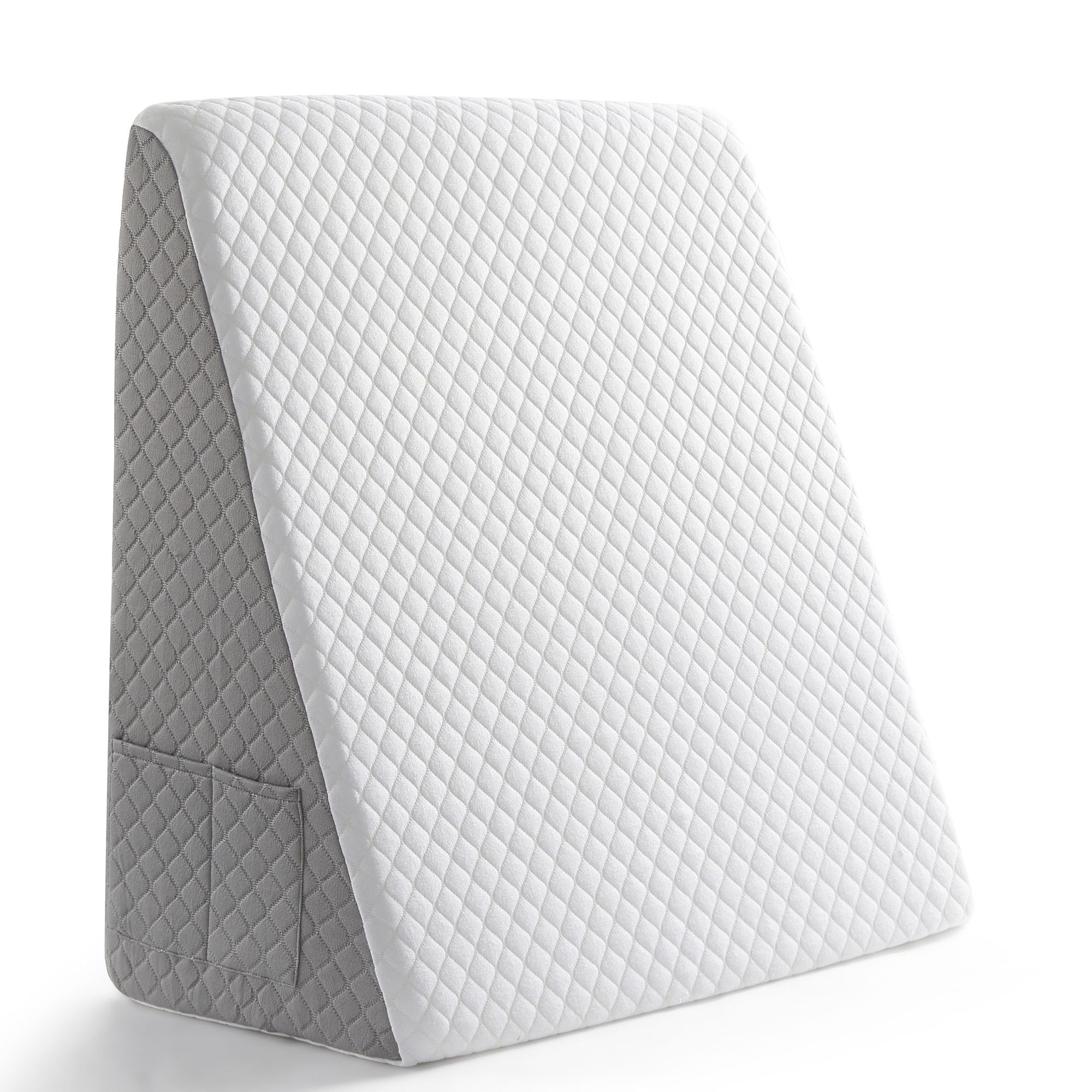 Bed Wedge Pillow with High Density Foam for versatile support by Sweet Home Collection® - 24" x 24" x 12"