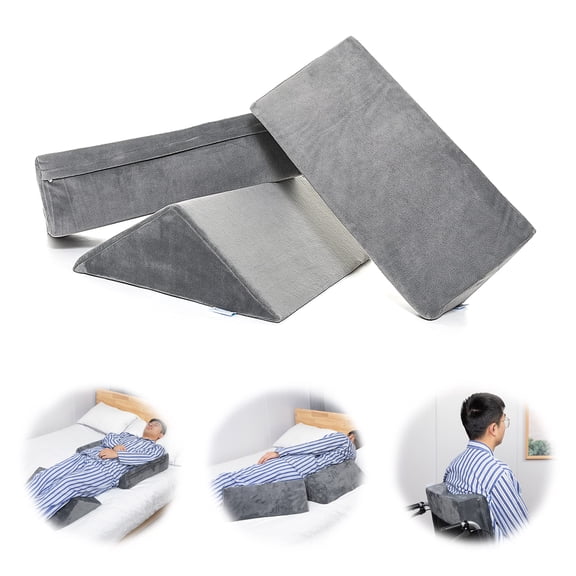 Bed Wedges & Body Positioners For (3 In 1) 40 Degree Triangle Positioning Pillow After Wedge