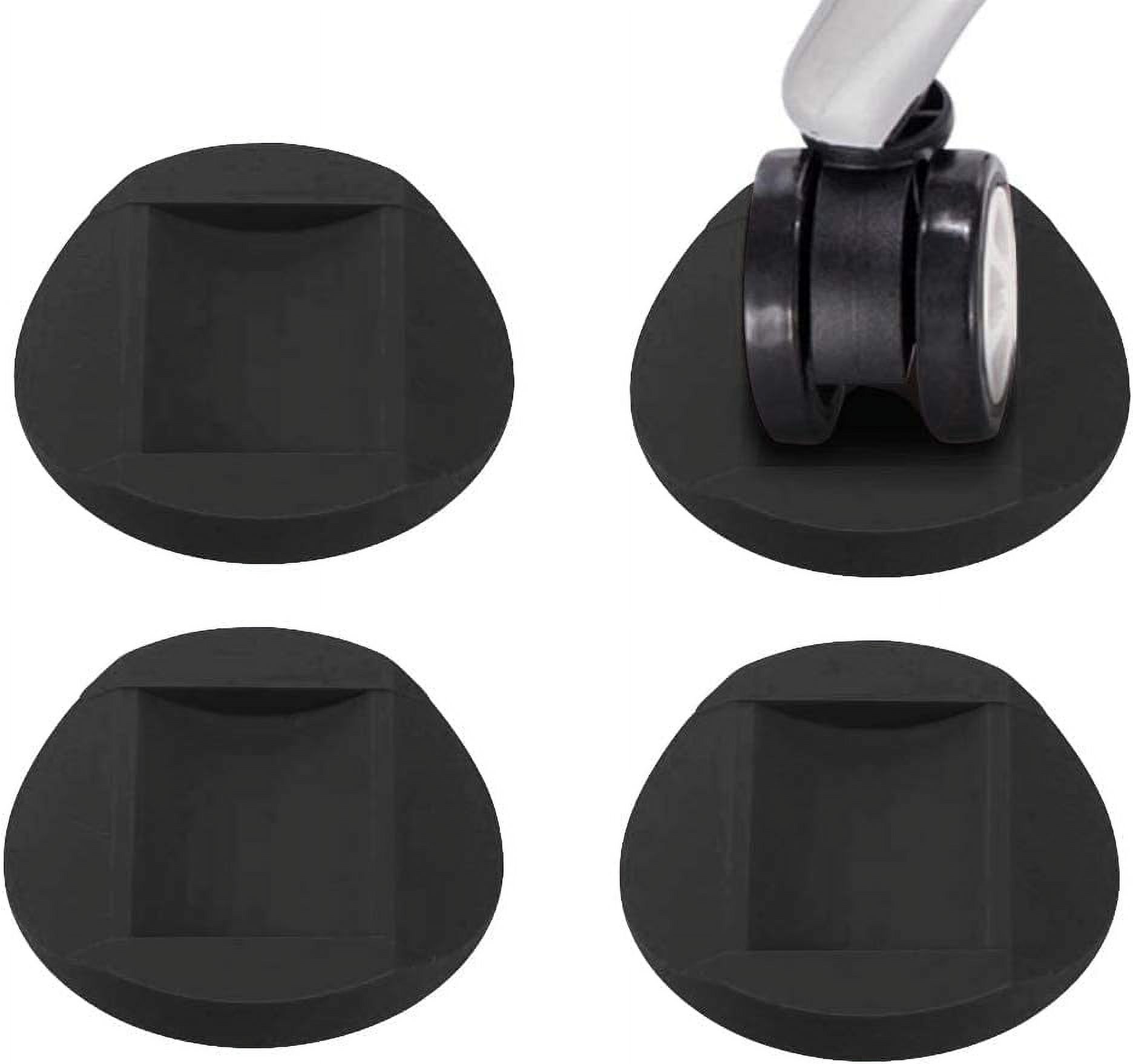 Bed Wheel Stoppers, 4 PCS AntiSliding Castor Wheels Feet Stoppers