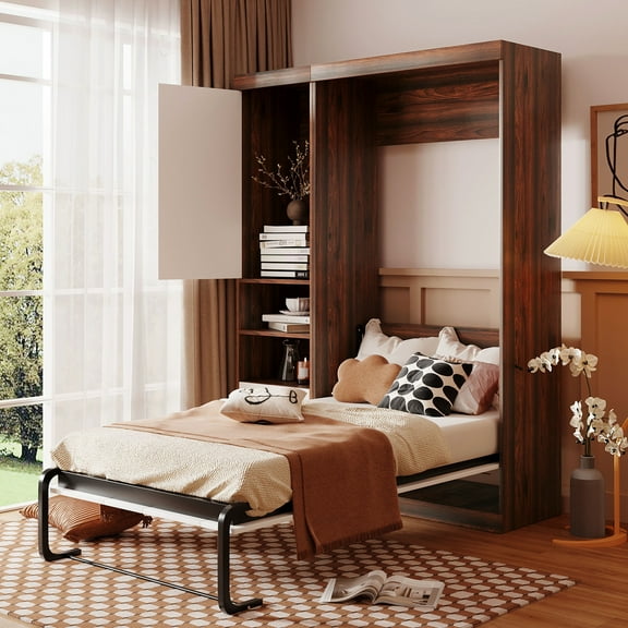 Bed With Side Cabinet In White - Maximize Space , Twin For Size, Storage And Style