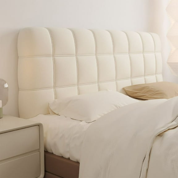 Bed headboard cover, all-inclusive headboard cover, multifunctional bed headboard padded, washable headboard cover, headboard cover elastic for padded bedroom headboard